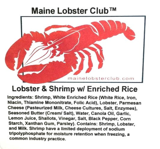 Maine Lobster Club TM- Lobster and shrimp bowl - 6 ea, 8 oz