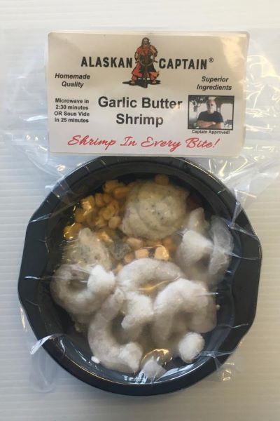 Alaskan Captain- Garlic Butter Shrimp- package of 6, 8 oz each